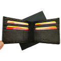Pocket Size Black Stylish Leather Wallet. 