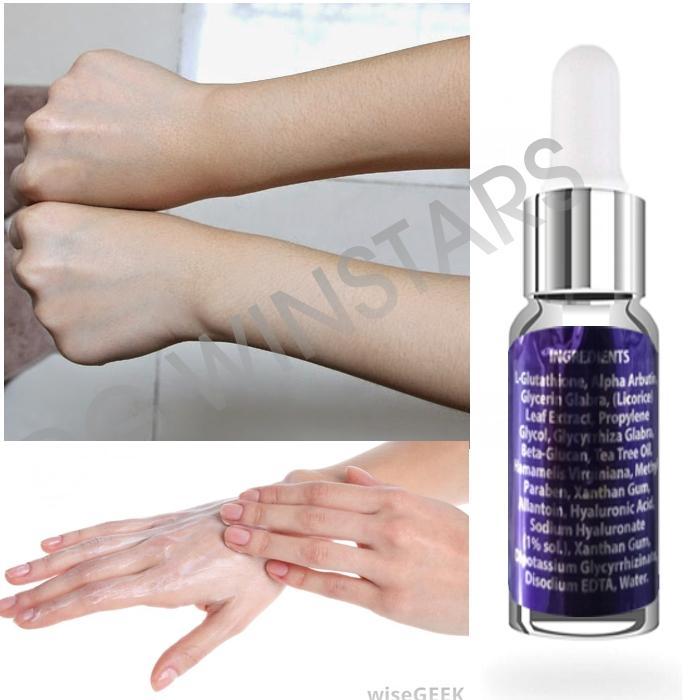 Vitamin C Serum With Glutathione With Hyaluronic Acid Serum Essence Whitening Anti Aging Winkles Face Cream Moisturizing Acne Treatment Skin Care Repair Rich Serum Skin Nourishing Essence Enzyme concentrate Anti-aging Moisture essence Moisture Whitening