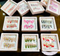 12 pcs Press-On  French Nails , Easy-to-Apply Artificial Nails , Reusable stick on nails , Self adhesive nails for nail art decor. 