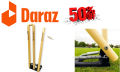 Hard Ball Cricket Spring Back Cricket Stumps – 28in Senior Stumps – Freestanding & Portable. 