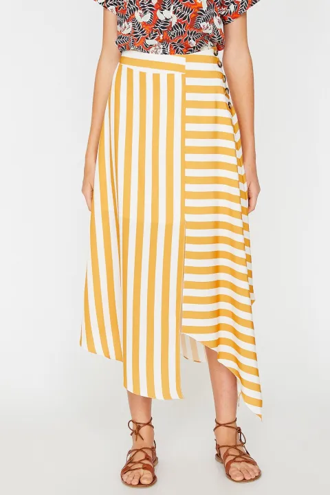Koton%20Women's%20Yellow%20Striped%20Skirt%209KAF70141OW%20-%20Image%206