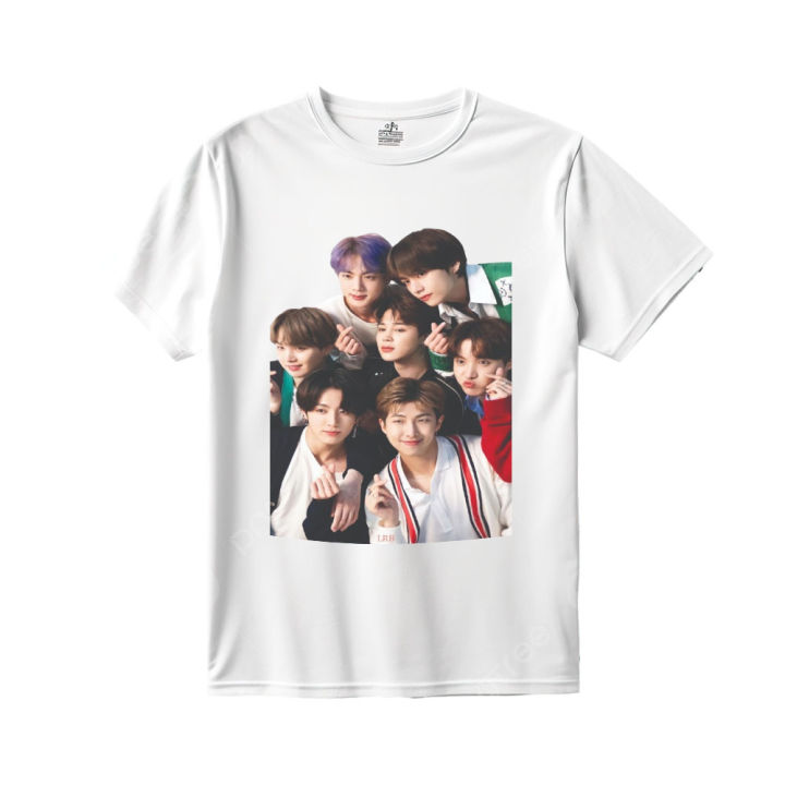 BTS T Shirt  for Men and Women BTS Members T-Shirt Unisex Color White