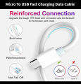 Fast charging Micro Data Cable 100% Copper Guaranty Androide Phones OLD Samsung Phones Data Cable - Compact Connectivity, Maximum Efficiency. 