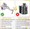 Manual Fruit Juicer, Fruit Juice Extractor, Hand Press Juicer Machine, Fruit Press, Multifunction Fruit Juice Extractor, Orange Lemon Water Melon Pomegranate Manual Squeezer Juicer, Manual Juicer Machine + Free shipping + Free Cod. 