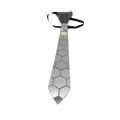 Silver Mirror Necktie. 