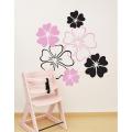 Floral Flower Patterns Wall Decal Sticker for Room Decoration and Home Styling. 