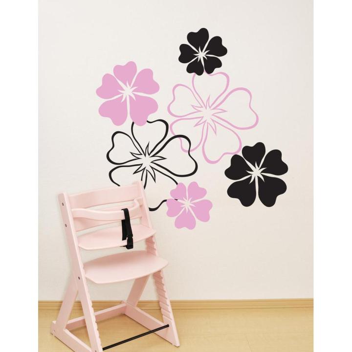 Floral Flower Patterns Wall Decal Sticker for Room Decoration and Home Styling