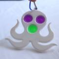 Octopus Simple Dimple Fidget Toy Silicone Toy,Stress Relief Hand Decompressiong Practice Cube Board. 