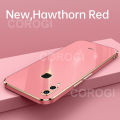 For Vivo Y95 Back Cover Fashion Shiny Plating Square Bumper Camera Protection Case Soft Silicone Shockproof Protective Mobile Phone Cases. 