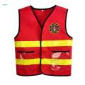 Firefighter Child Vest Premium Firefighter Vest Girls Child Kids 1Pcs. 