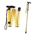 Folding Cane Foldable, Adjustable, Lightweight Aluminum Offset Walking Cane Collapsible Walking Stick|. 