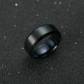 Plain Black Titanium Challa  Ring for Men and Boys, Never Fade Never Scratch. 