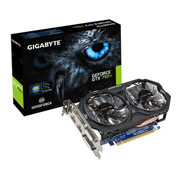 GIGABYTE GTX 750 Ti 2 GB gdrr5 128bit