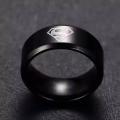 Superman Logo Ring Stainless Steel Comic Rings. 