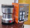 Mini Electric Grinder Machine AL-662 for Kitchen 4 Blades Stainless Steel Bowl | Small Electrical Blender Mixer Chopper Set tool for Spice / Spices / Masala / cardamom | Box Bottle Mini mixer for Coffee beans, Masala, Nuts | Multi-Functional. 