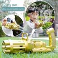 Bubble Machine Cool Toys Gift, 8-Holes Huge Amount Bubble Maker, Summer Outdoor Activities Toys for Boys and Girls. 