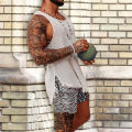 Men Tank Top Lightweight Round Neck Knitted Summer Tank Top. 