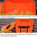 The old tree  Foldable 30-50cm Fishing bucket Fish bucket Water bucket Lure bucket Container EVA-Orange. 