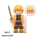 PinShang Demon Slayer Series Tanjiro Nezuko Inosuke Doll Building Blocks Plastic Children's Assembled Toy. 