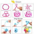 Durable Tulip Rose Macaron Color Fuzzy Wire Encrypted Fur Material Package Plush Strip Super Density Root Top Knitting DIY Flower Bouquet. 