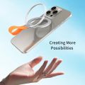 Magnetic Cell Phone Stand Rotatable Foldable Desktop Phone Holder Wireless Charging Friendly Phone Ring For Smart Phones. 