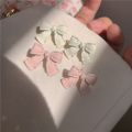 17MILE Korean style bow-shaped Stud earrings for women sweet Elegant earring fashion jewelry Gift. 