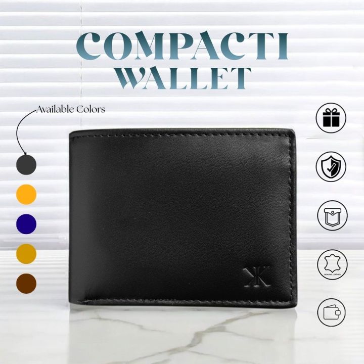 Genuine%20Leather%20Men's%20Purse%20Wallet%20For%20Men%20BiFold%20%5B%20Compact%20Size%20%5D%20Wallet%20Clasp%20-%20Image%202