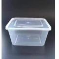 2000 ML - Pack Of 10 pcs Multiuse Microwave Disposable Plastic Box/Container for packing/storing food and other different purposes. 