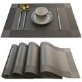 Table Mats Set of 6 Dining Table Place Mats Washable Placemats Non-Slip Heat Resistant. 