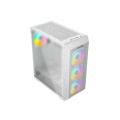 Outclass Ryzen 5 Gaming PC - Ryzen 5 3600 Processor, 16GB DDR4 RAM, 256GB NVMe M2, 500GB HDD, Dual band WiFi, 600 Watts 80 Plus PSU, Gaming White Side Glass Case with 3x ARGB Fans. 