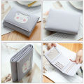 Cute Small Bear Patternwallets Lightweight Soft Small Womenwallets Three-Fold Pu Leather Soft Pu Leather for Daily Use Shopping Traveling Gift For Women Fashion Accessory. 