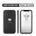 BILI for Samsung Galaxy A72 4G / A72 5G Back Cover Be Loved Multicolor Liquid Silicone Phone Case Soft Square Lens Protection Phone Cases. 