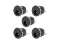 Pack of 2 - Dc-022 Dc Power Jack Pcb Mount Female Connector 3 Pin With Nut 5.5mm x 2.1mm. 
