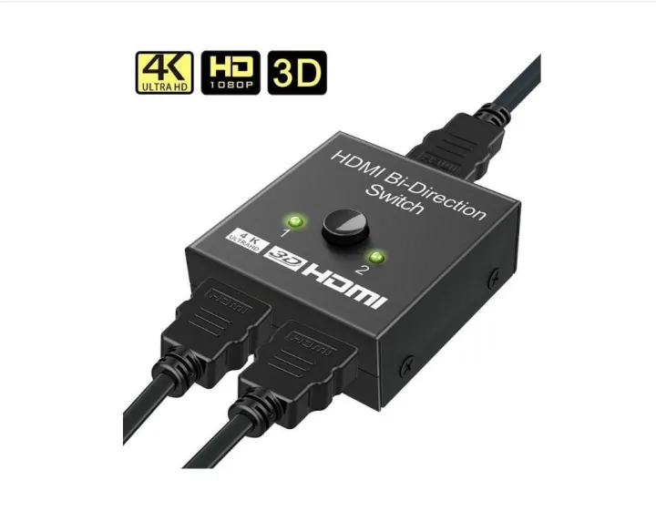 DUAL%20FUNCTION%20Switch%20%20%20HDMI%20Splitter%202x1%20Adapter%201080P%20%204K%20Video%20For%20Plug%20And%20Play%20-%20Image%203