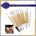 Keep Smiling 11pcs Clay Tool Set for Modelling & Sculpting Pottery Clay Sculpture Carving Tool Set for clay polymer ceramics. 