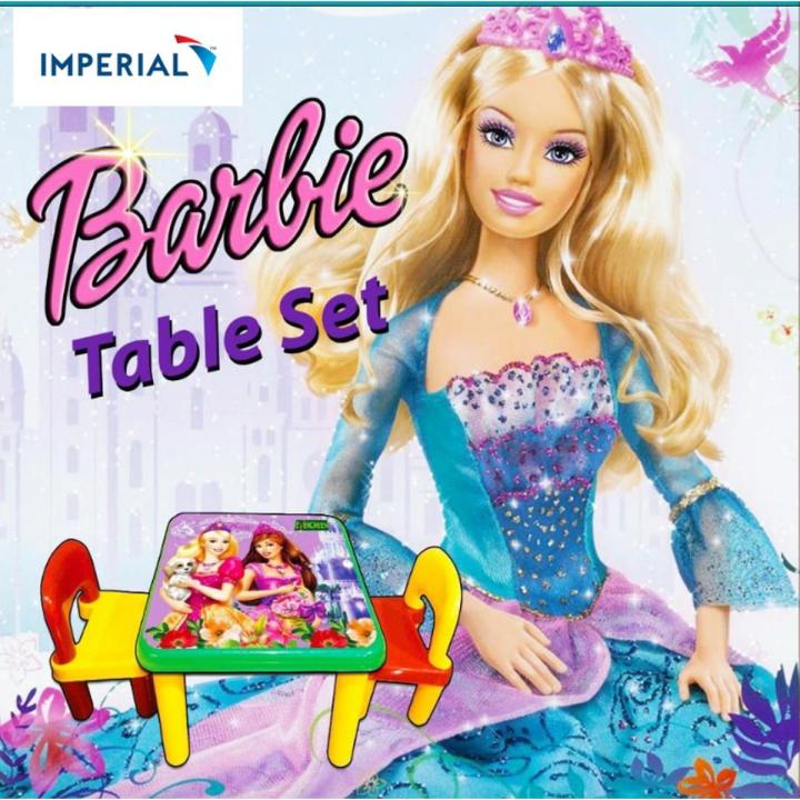 Princess Doll Design Play Study And Activity Table Chair Playset For Kids Daraz.pk