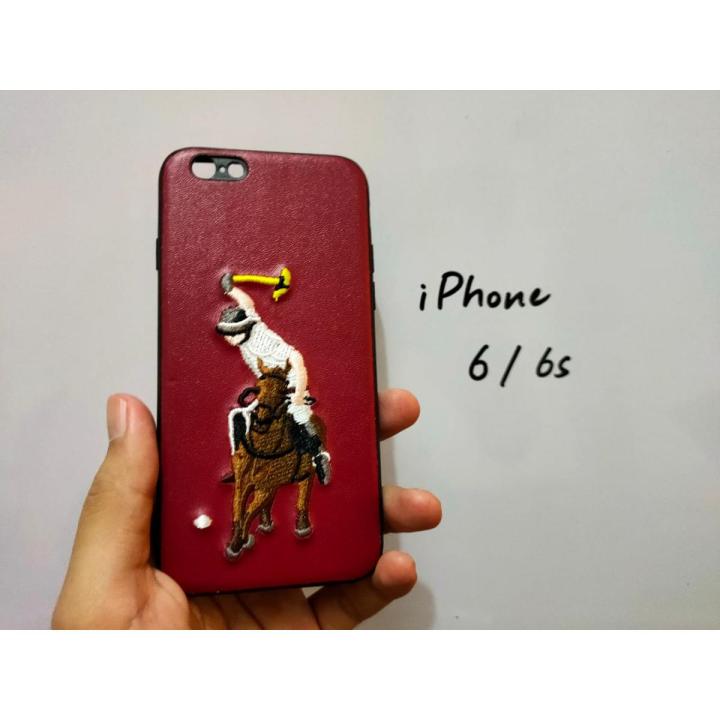 iPhone 6/6s Premium Quality Polo Embroidery Back Case Cover