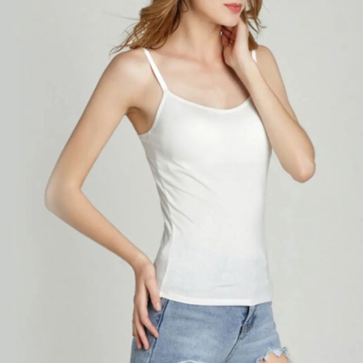 White%20Camisole%20For%20Girls%20Shameez%20Stretchable%20pure%20soft%20fabric%20Tank%20Tops%20for%20Women%20Girls%20l%20Inner%20For%20Women%20and%20Girls%20-%20Image%204