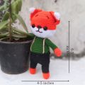Crochet Fox Amigurumi Stuffed Toy | Collectible and for gifting on birthdays and baby shower | CrochetLine. 