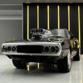 1:24 Scale Dodge Charger 1970 Muscle Car Diecast Model Fast & Furious Dominic Toretto Black. 