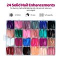 576 Pcs Box Colorful Artifical Nails Acrylic Full Cover Nail | Fake Nails | Fancy Artifical Nails | French nails | Nails For girls In Multicolours. 
