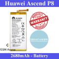 Huawei Ascend P8 Battery HB3447A9EBW Replacement Premium Quality 2680mAh For Huawei Ascend P8. 