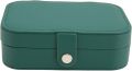 Travel Jewelry Box Jewelry Organizer for Double Layer Portable Mini Travel Case Display Storage Holder Boxes (Jewelry not included). 