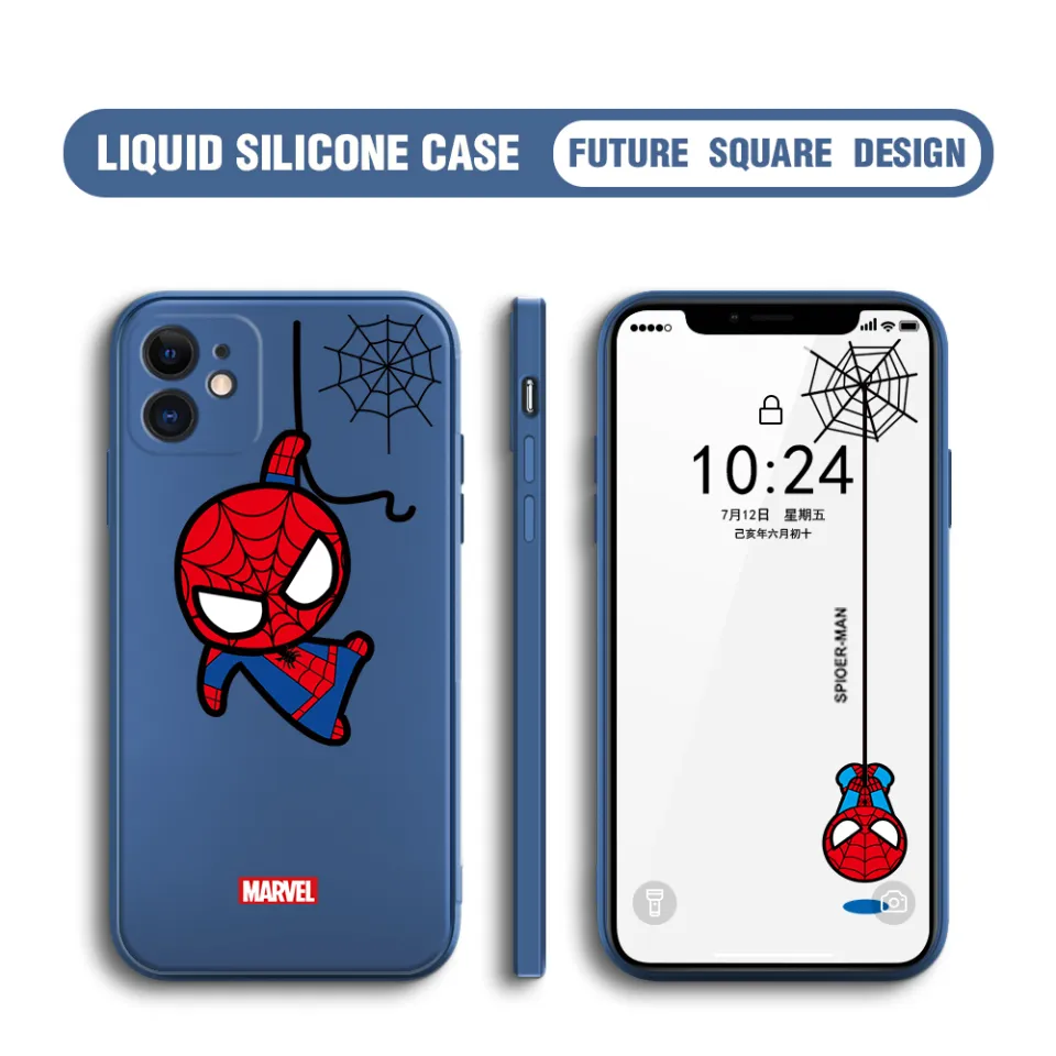 Hontinga for iPhone Plus/8 Plus Case Cute Marvel Avengers