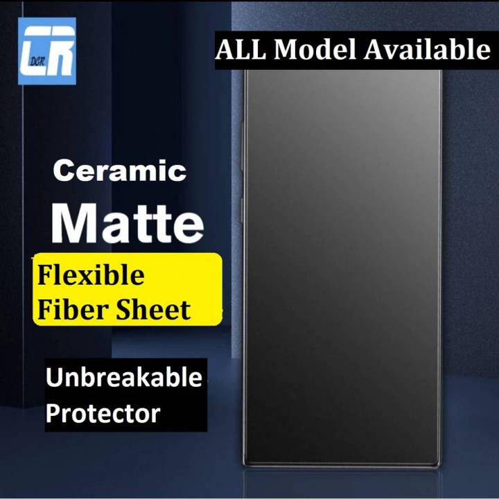 Huawei Honor 9X Pro / Y9 Prime / Y9s Ceramic Tempered Glass Fiber Protector Antishock Unbreakable Glass