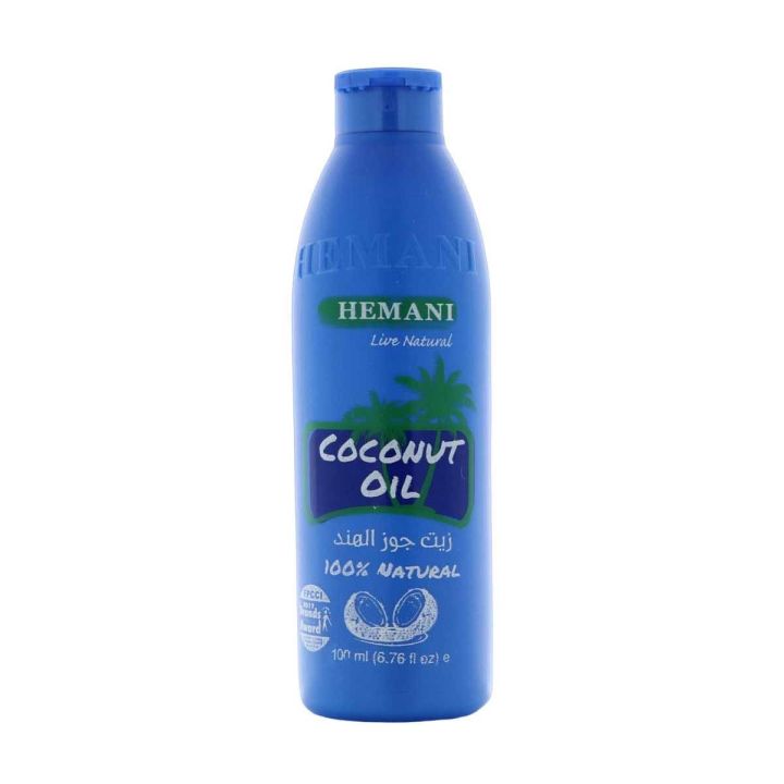 Hemani Live Natural - Pure Coconut Hair Oil 100ml (Blue)