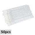 CNKESS Wholesale 50pcs Disposable Cosmetic Lip Brush Lipstick Lip Glossy Wands Pen Cleaner Applicator Makeup Brushes Tools. 