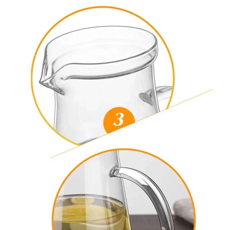 Borosilicate Steel-Lid Juice Jug