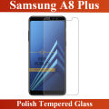 Samsung Galaxy A8 Plus Tempered Glass Screen Protector Premium High Quality Polish Glass For Samsung Galaxy A8 Plus. 