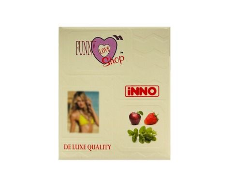 Aroma Pack of 3 Condoms Dotted & Lubricated strawberry apple mint"